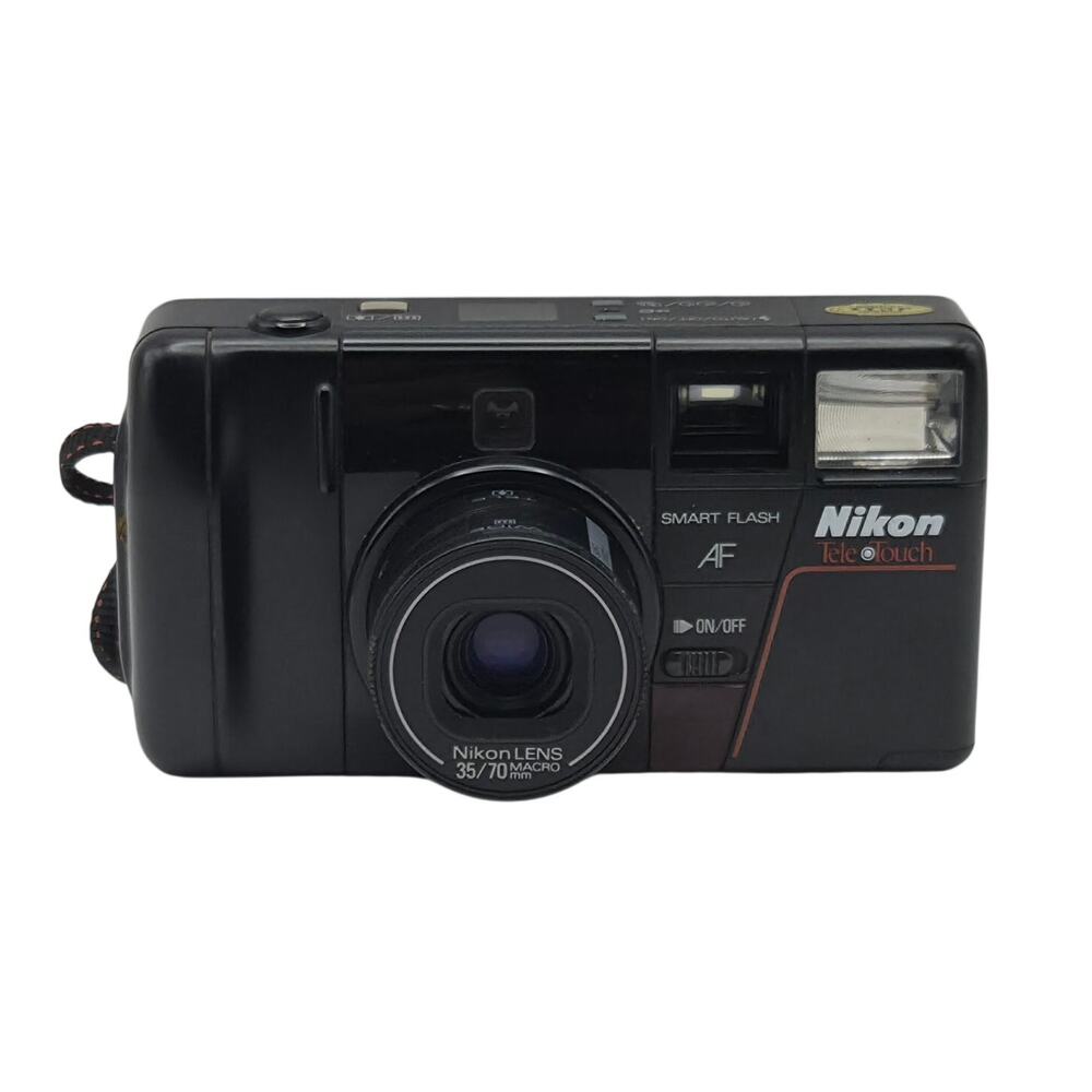 Nikon Tele Touch AF 35/70mm Macro Film Camera Smart Flash Tested Works
